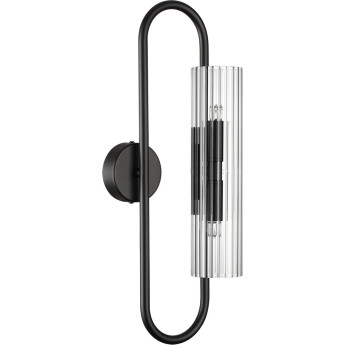 Бра LUMION TORONTO 6561/2W SUSPENTIONI LN24 G9 2*20W 220V черный/прозрачный/металл/стекло